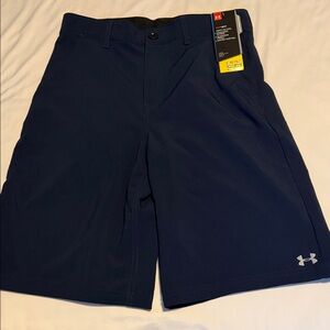 Under Armour Boy’s Dark Blue Athletic Shorts